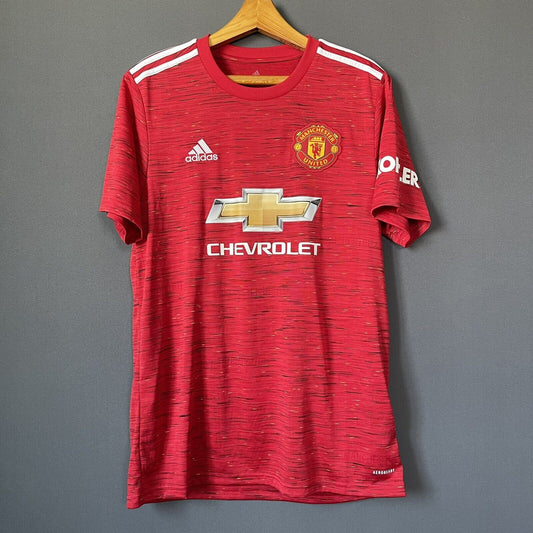 [GC7958] Manchester United Jersey 2020/21 Home Large Football Shirt Adidas