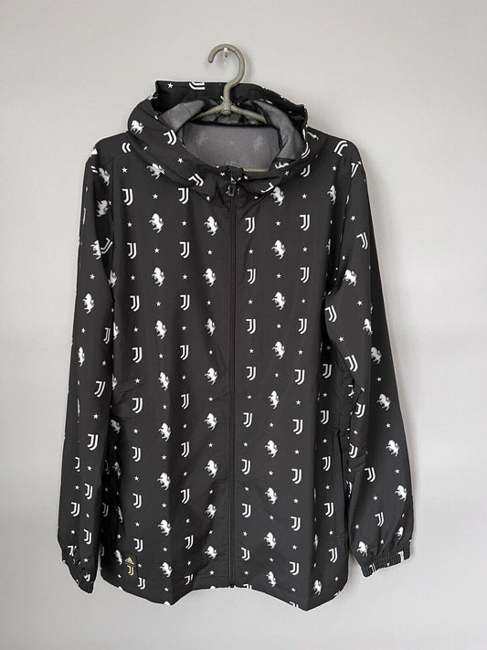 Juventus Jacket Windbreaker Football Soccer Mens Adidas HB6013 Size S
