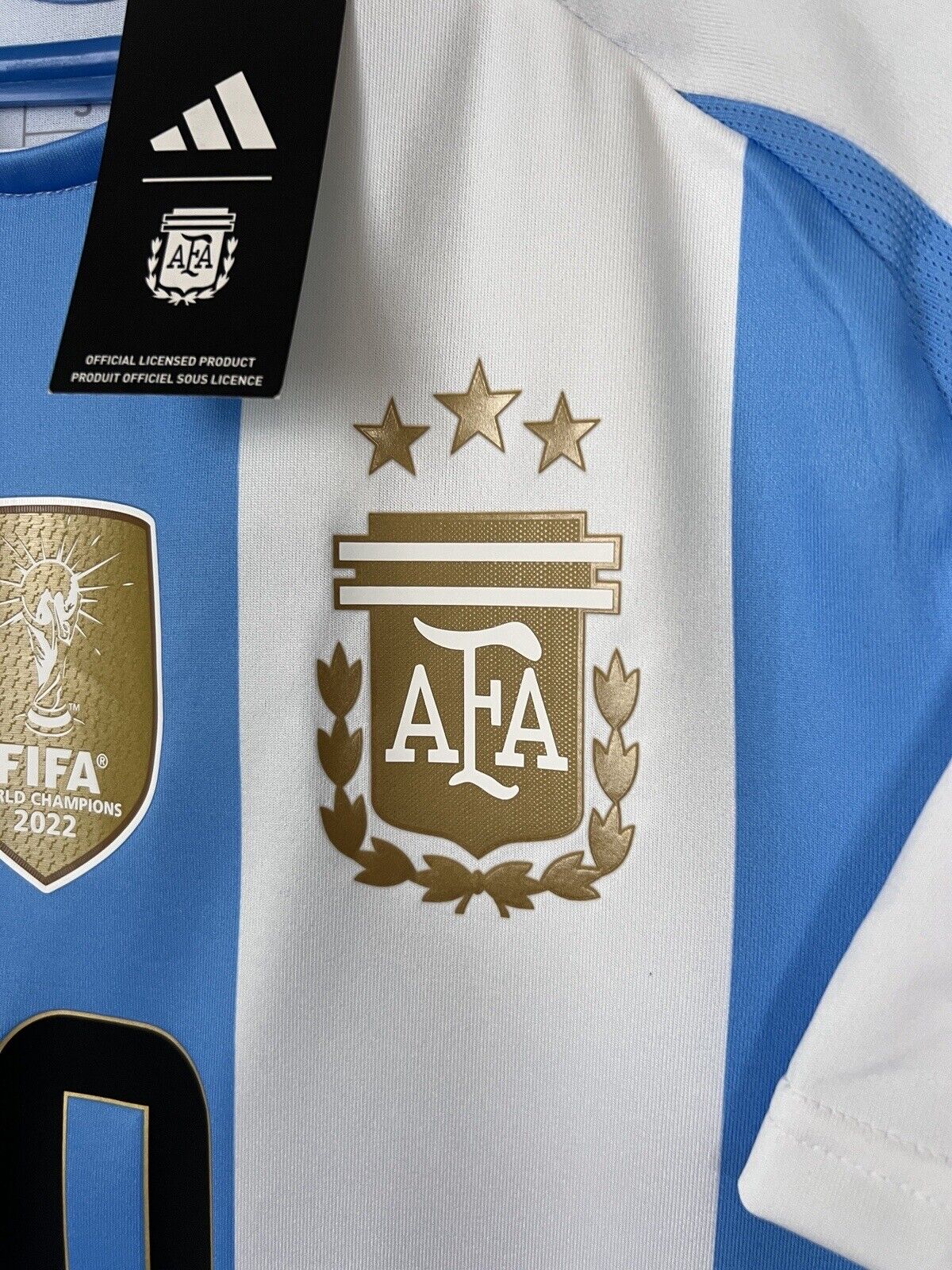 Messi Argentina Jersey 24 Home Authentic Soccer Shirt IP8388 Adidas Mens Size S