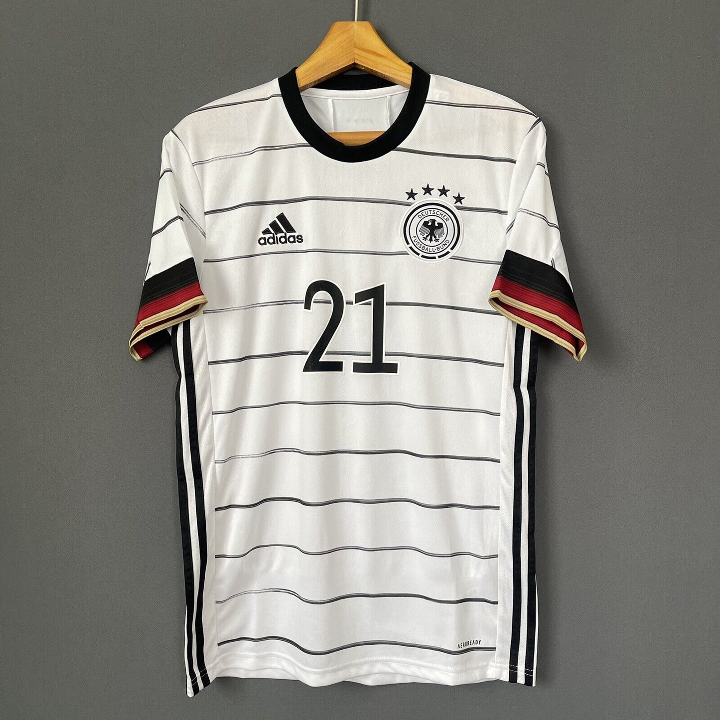 GUNDOGAN GERMANY JERSEY 2021 HOME SMALL MENS FOOTBALL SOCCER SHIRT ADIDAS EH6105