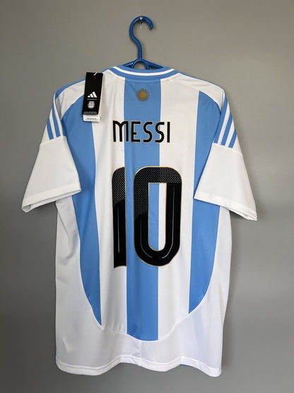Messi Argentina Jersey 2024 Home Mens Soccer Shirt IP8409 Adidas Size M