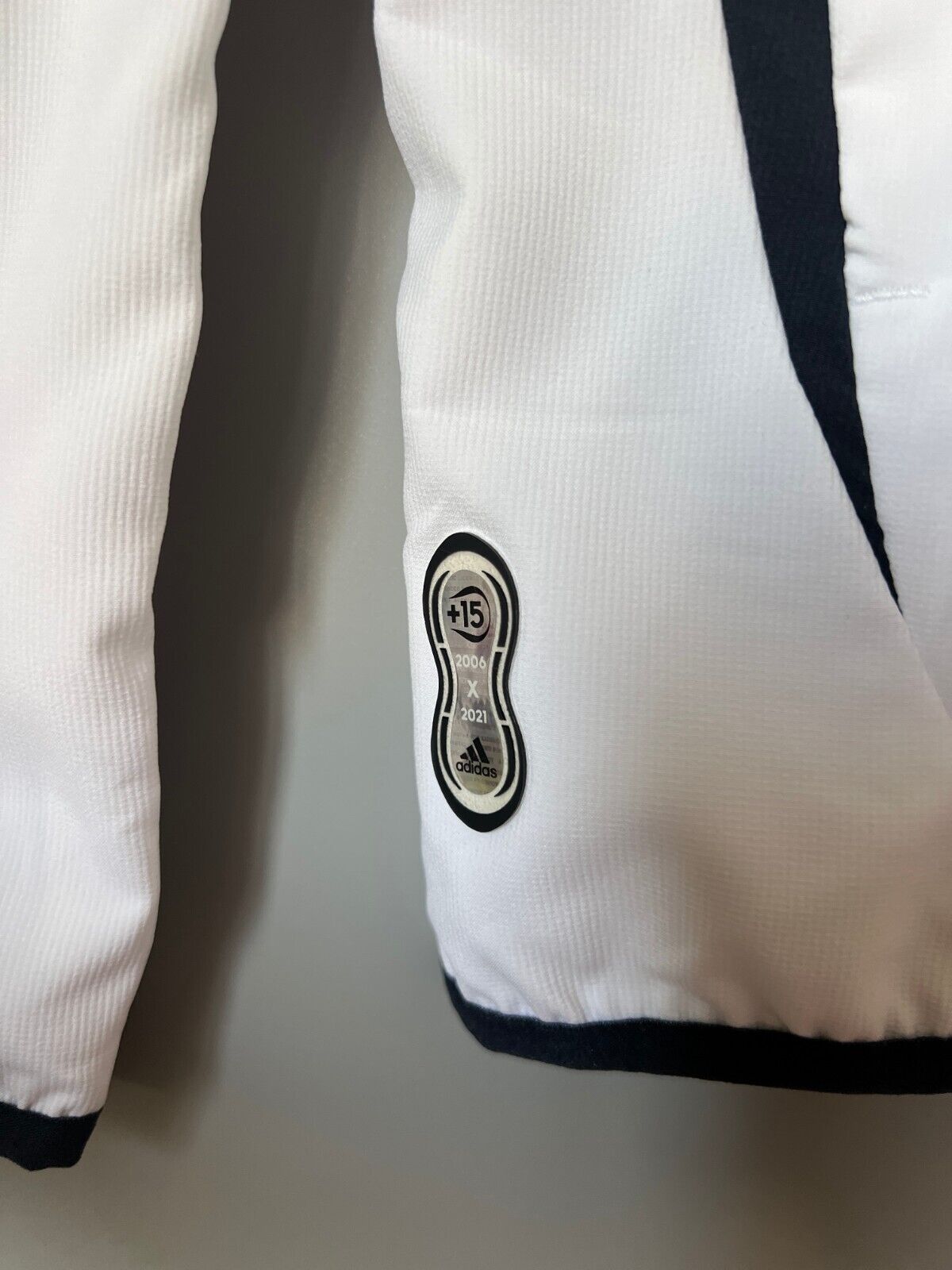 Real Madrid Teamgeist Jacket 2006 x 2021 White Soccer Adidas HA2537 Mens Size M