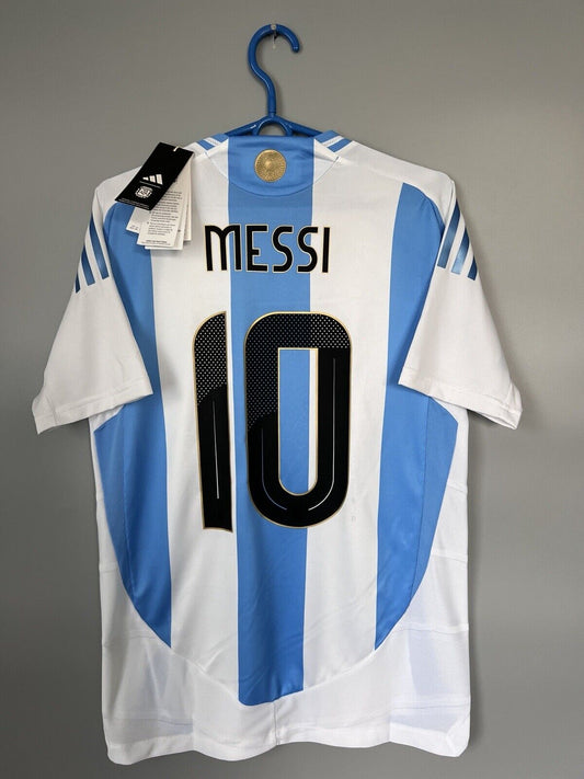 Messi Argentina Jersey 24 Home Authentic Soccer Shirt IP8388 Adidas Mens Size S