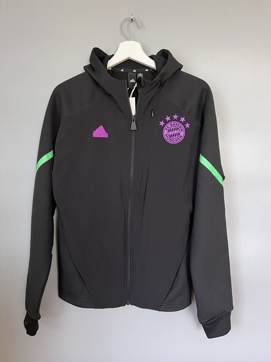 Bayern Munich Jacket Designed For Game Football Soccer Adidas IB0993 Men Size XS