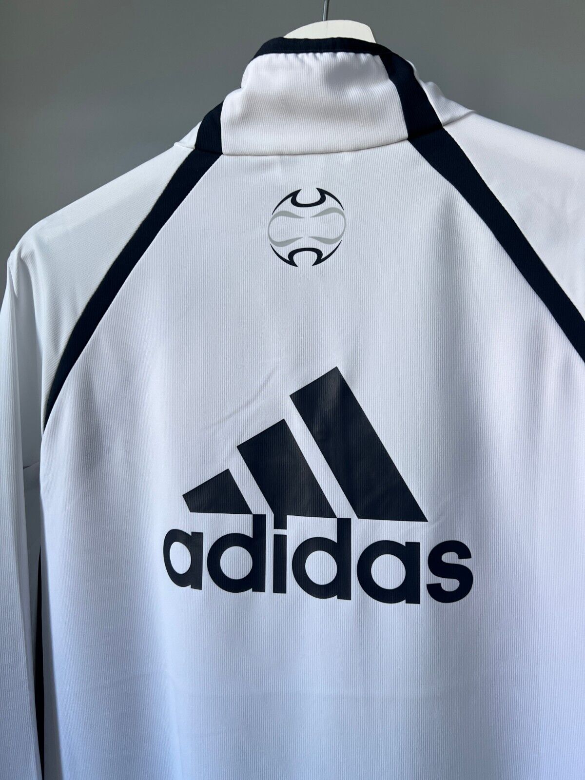 Real Madrid Teamgeist Jacket 2006 x 2021 White Soccer Adidas HA2537 Mens Size M