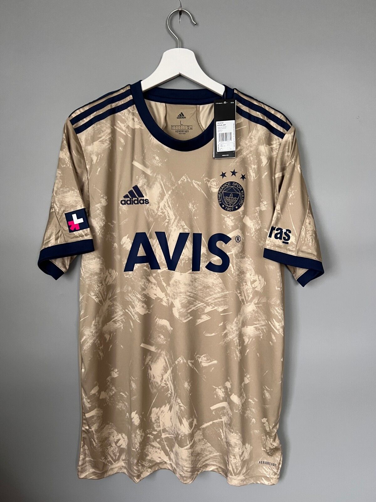 Fenerbahce Jersey 20/21 Away Soccer Football Shirt Adidas GD3757 Mens Size L
