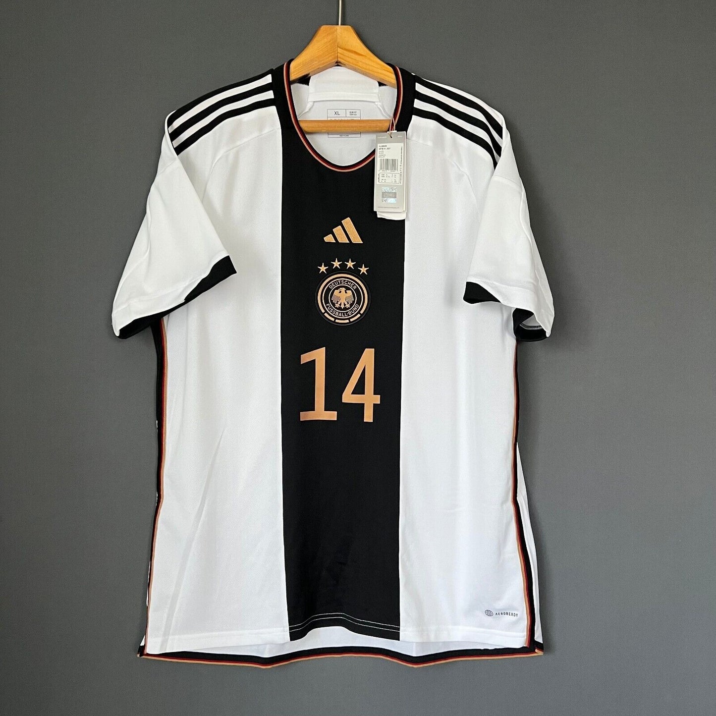 Musiala Germany Jersey 2022 2023 Home Size XL Mens Football Shirt HJ9606 Adidas