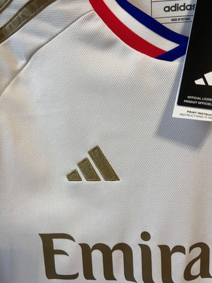 Olympique Lyonnais 23/24 Home Jersey Soccer Football Shirt Adidas Size XL Boys