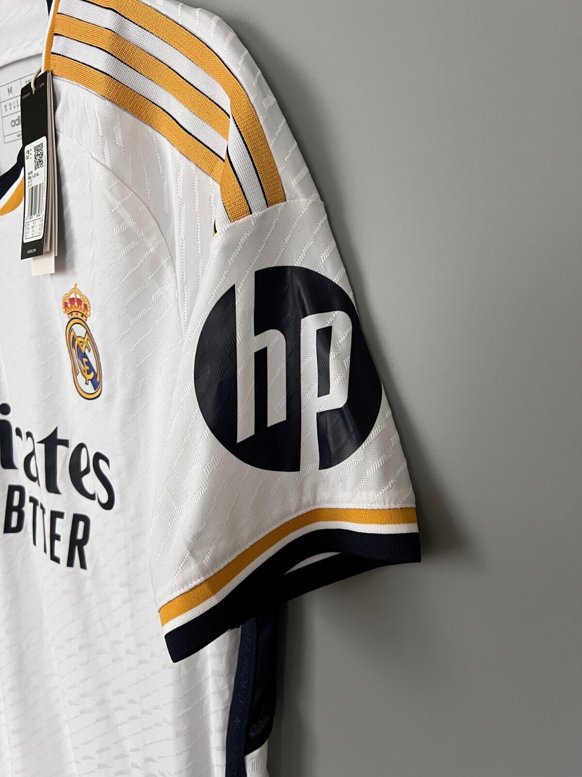 Real Madrid Jersey 23/24 Home Authentic Soccer Shirt IA5139 Adidas Mens Size M