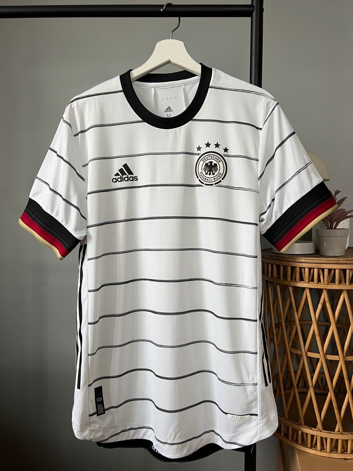 Germany Jersey 2020 Home Player Issue Soccer Shirt Adidas EH6104 Mens Sz M