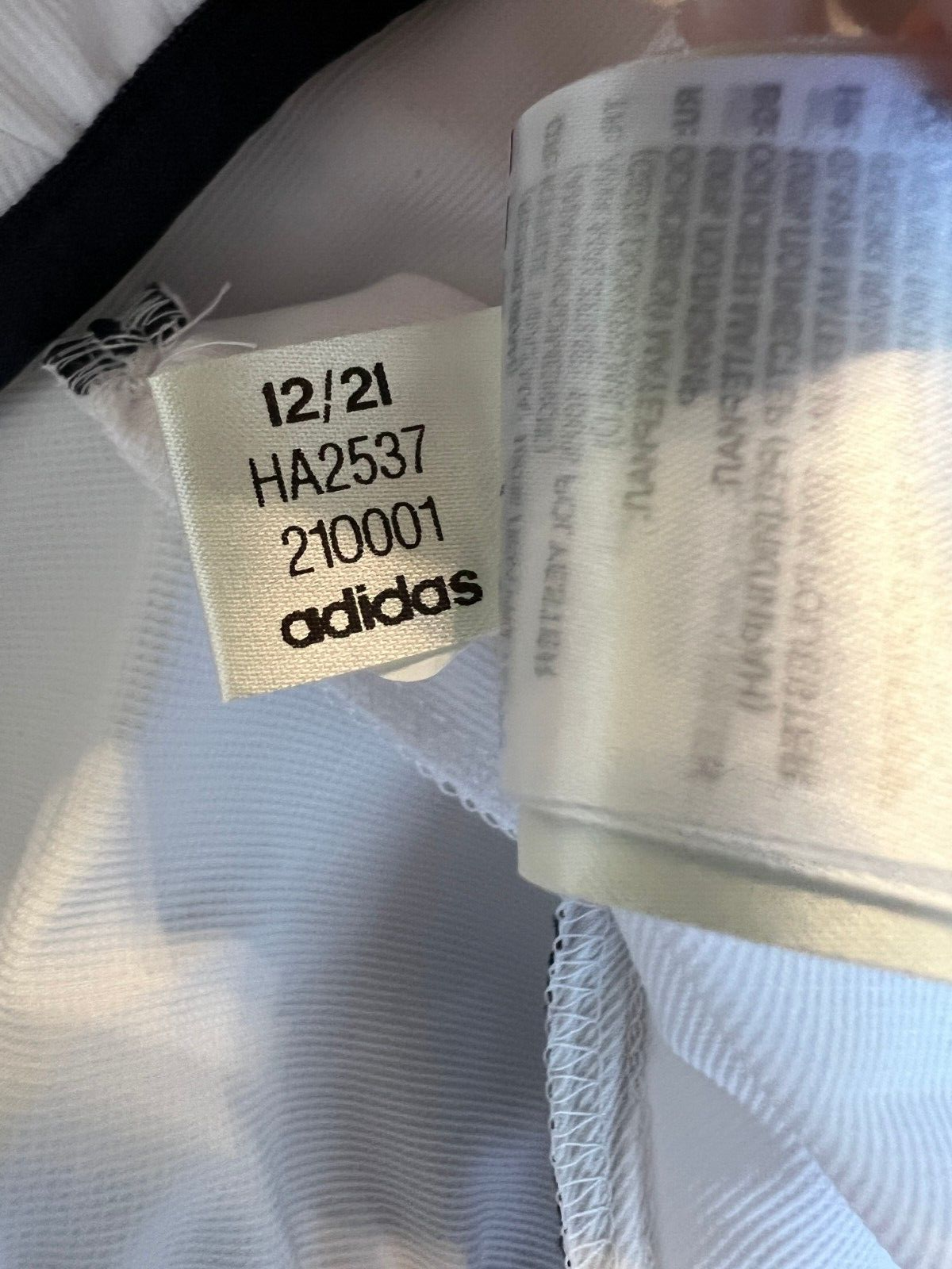 Real Madrid Teamgeist Jacket 2006 x 2021 White Soccer Adidas HA2537 Mens Size M