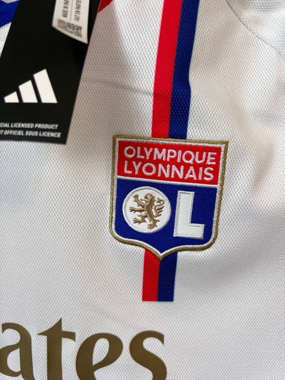 Olympique Lyonnais 23/24 Home Jersey Soccer Football Shirt Adidas Boys Size XL