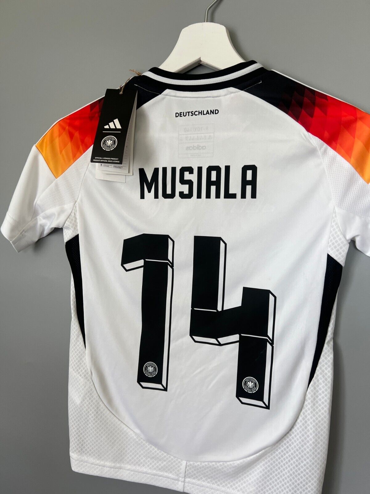 Musiala Germany Jersey 2024 Home Soccer Football Adidas DFB IP6130 Boys Size S