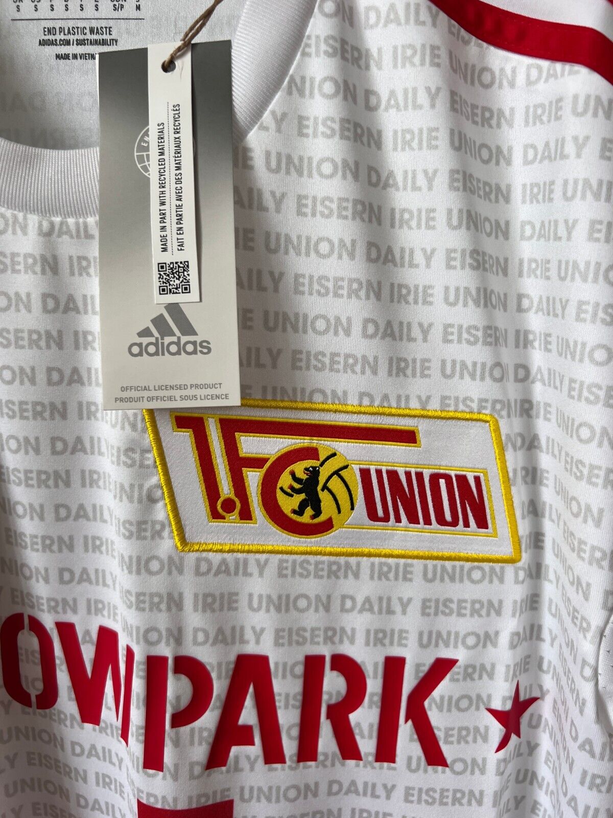 1. FC Union Berlin Jersey 22/23 Fourth Soccer Football Shirt Adidas Mens Size S