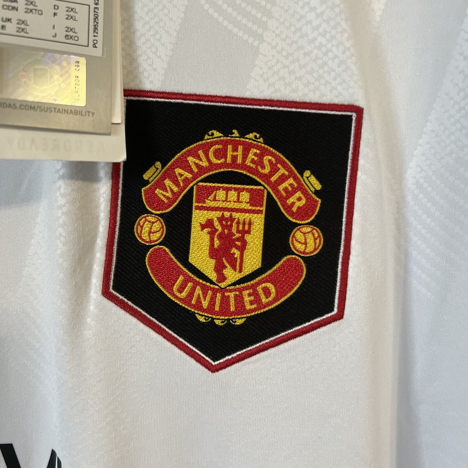 Eriksen Manchester United Jersey 2022/23 Away Adidas H13880 Football Shirt XXL