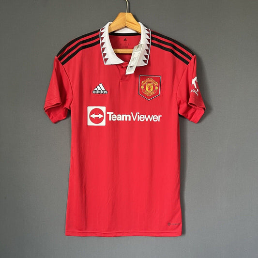 Manchester United Jersey 2022 2023 Home Mens Football Shirt Small H13881 Adidas