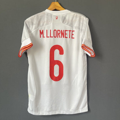 LLORENTE SPAIN TEAM JERSEY 2021 AWAY SIZE M FOOTBALL SOCCER SHIRT ADIDAS EH6514