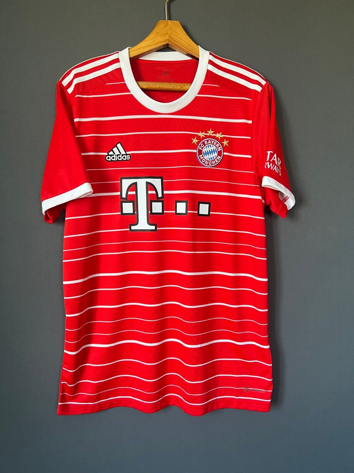 MANE BAYERN MUNICH JERSEY 22/23 HOME LARGE MENS SOCCER SHIRT ADIDAS H39900