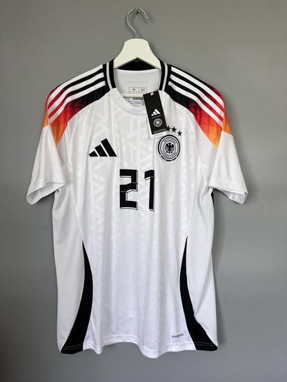 Germany Jersey Euro 2024 Home Soccer Football Shirt Adidas IP8139 Mens Size M