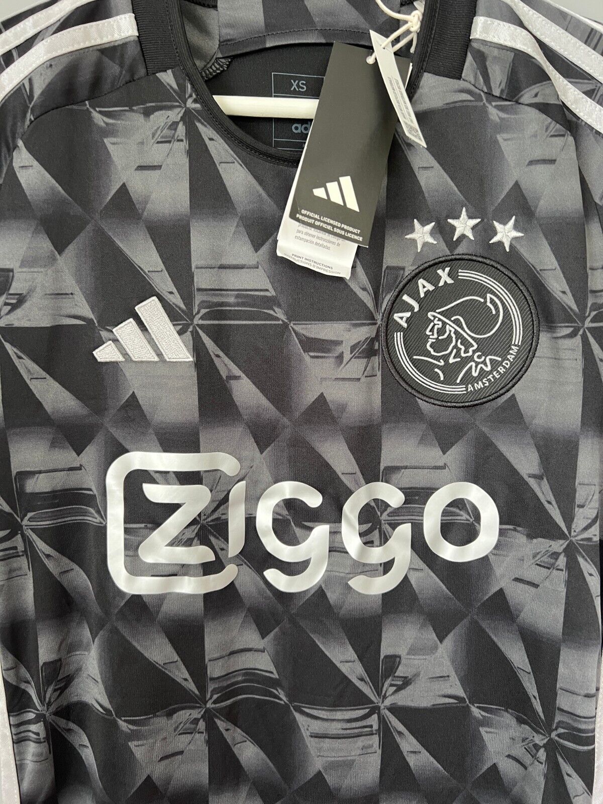 Ajax Jersey 23/24 Third Football Soccer Shirt HZ7723 Adidas Mens Size XS