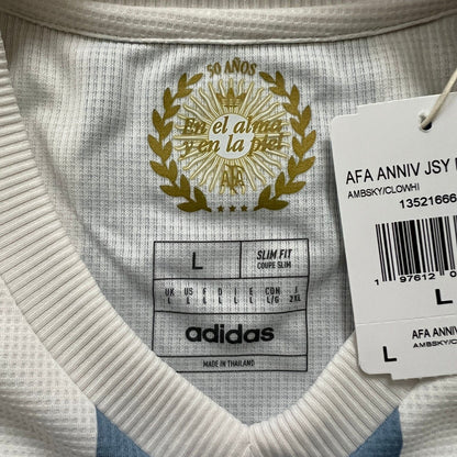Argentina Jersey Anniversary 2024 Soccer Shirt JF2641 Adidas Mens Size L