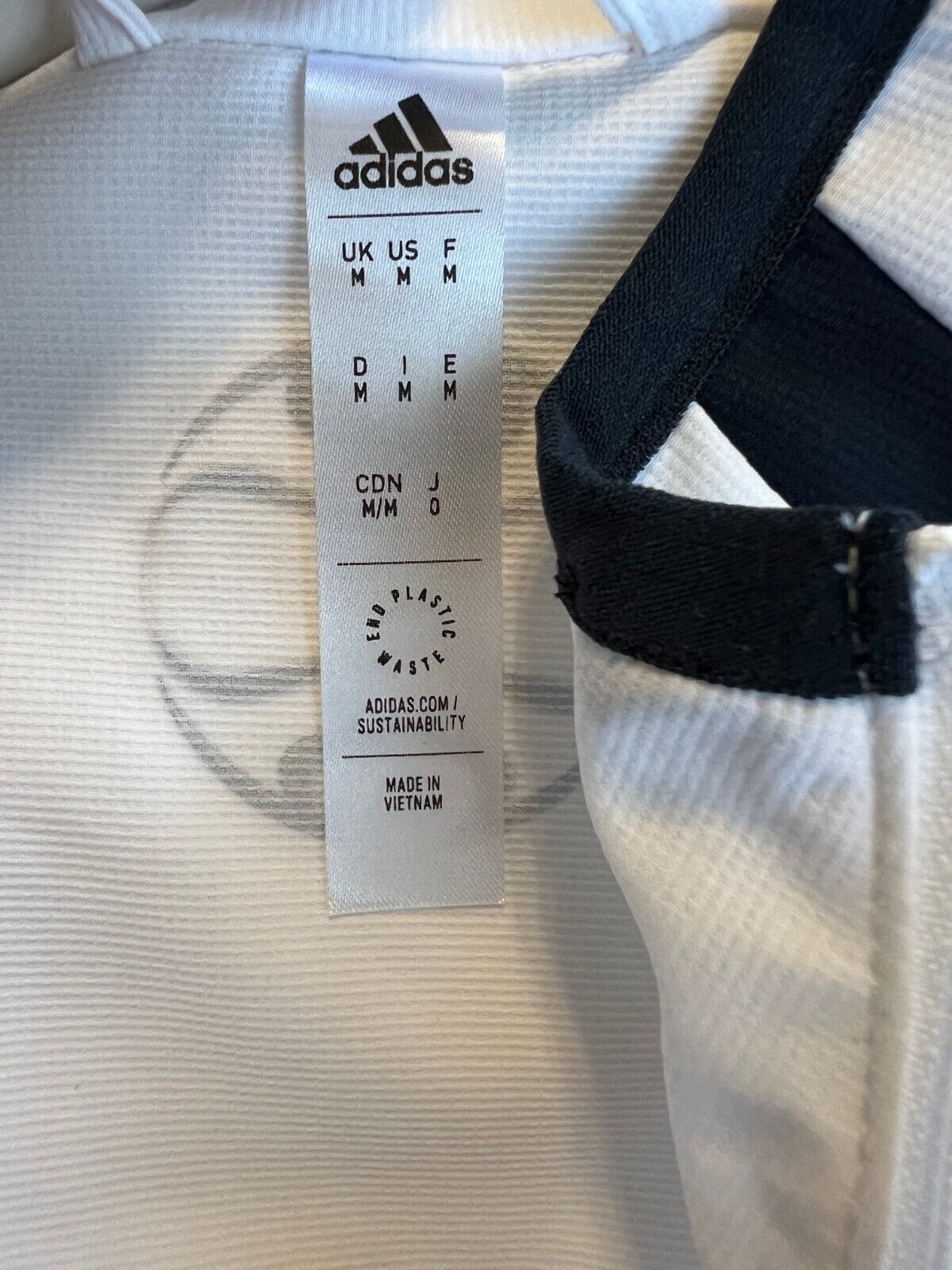 Real Madrid Teamgeist Jacket 2006 x 2021 White Soccer Adidas HA2537 Mens Size M