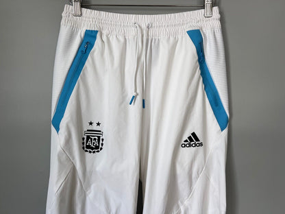 Argentina Travel Game Day Pants White Football Soccer Adidas IC4448 Mens Size M