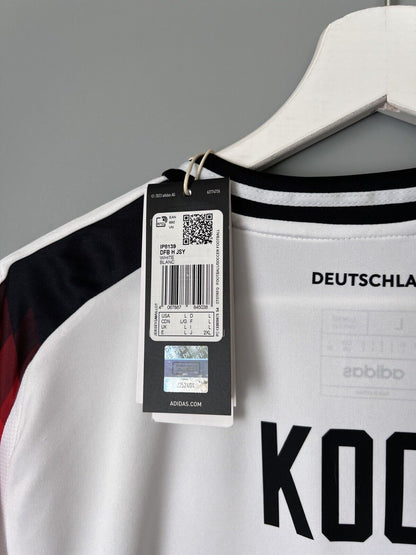 Koch Germany Jersey 2024 Home Soccer Football Shirt Adidas IP8139 Mens Size L