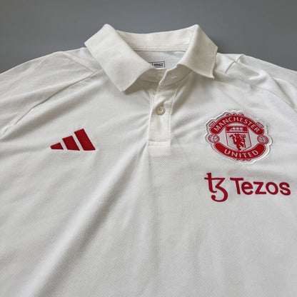Manchester United Jersey Tiro 23 Polo Shirt Size M Mens Football IA7240 Adidas