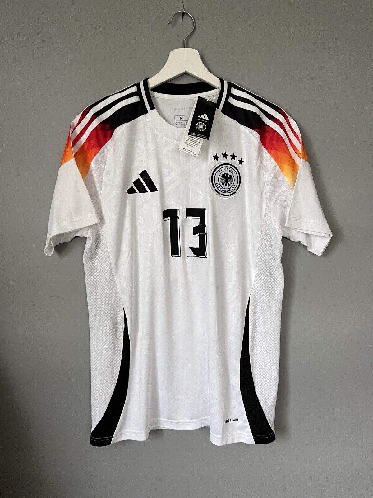 Muller Germany Jersey 2024 Home Soccer Football Shirt Adidas IP8139 Mens Size M