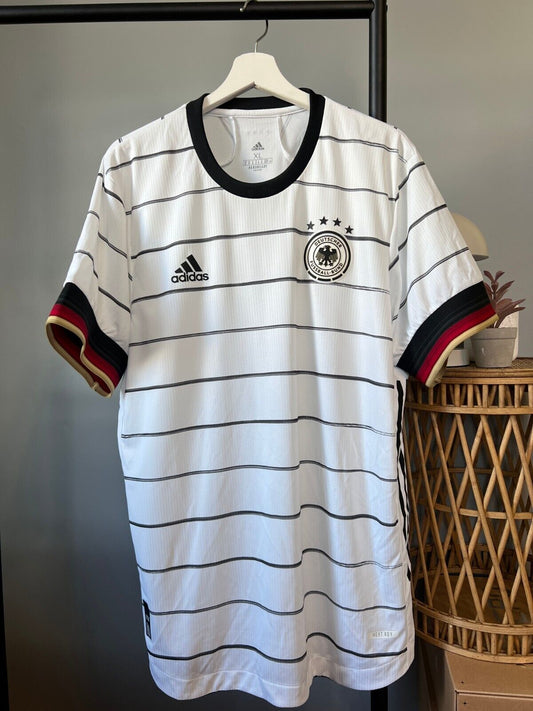 Germany Jersey 2020 Home Authentic Soccer Shirt Adidas EH6104 Mens Size XL