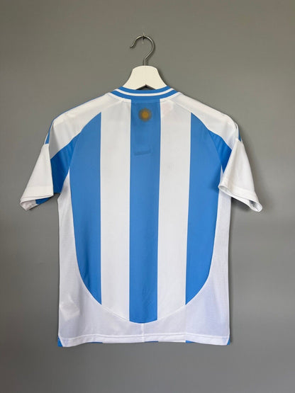 Argentina Jersey 2024-25 Home Soccer Football Shirt IP8387 Adidas Boys Size M