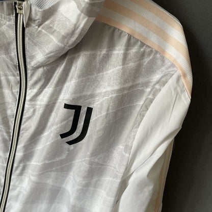 JUVENTUS JACKET WINDBREAKER HOODED SIZE XL MENS SOCCER FOOTBALL ADIDAS [GQ2537]