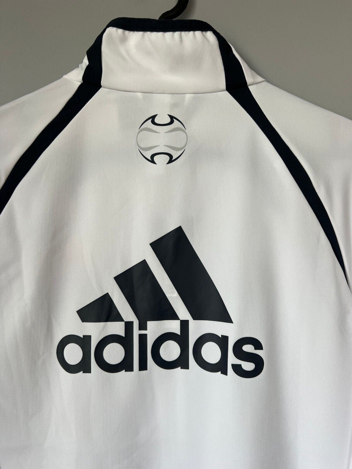 Real Madrid Teamgeist Jacket 2006 x 2021 White Soccer Adidas HA2537 Mens Size M
