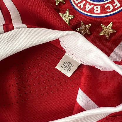 Bayern Munich Jersey 2017/18 Home Match Worn Mens Size 7 Football Shirt Adidas