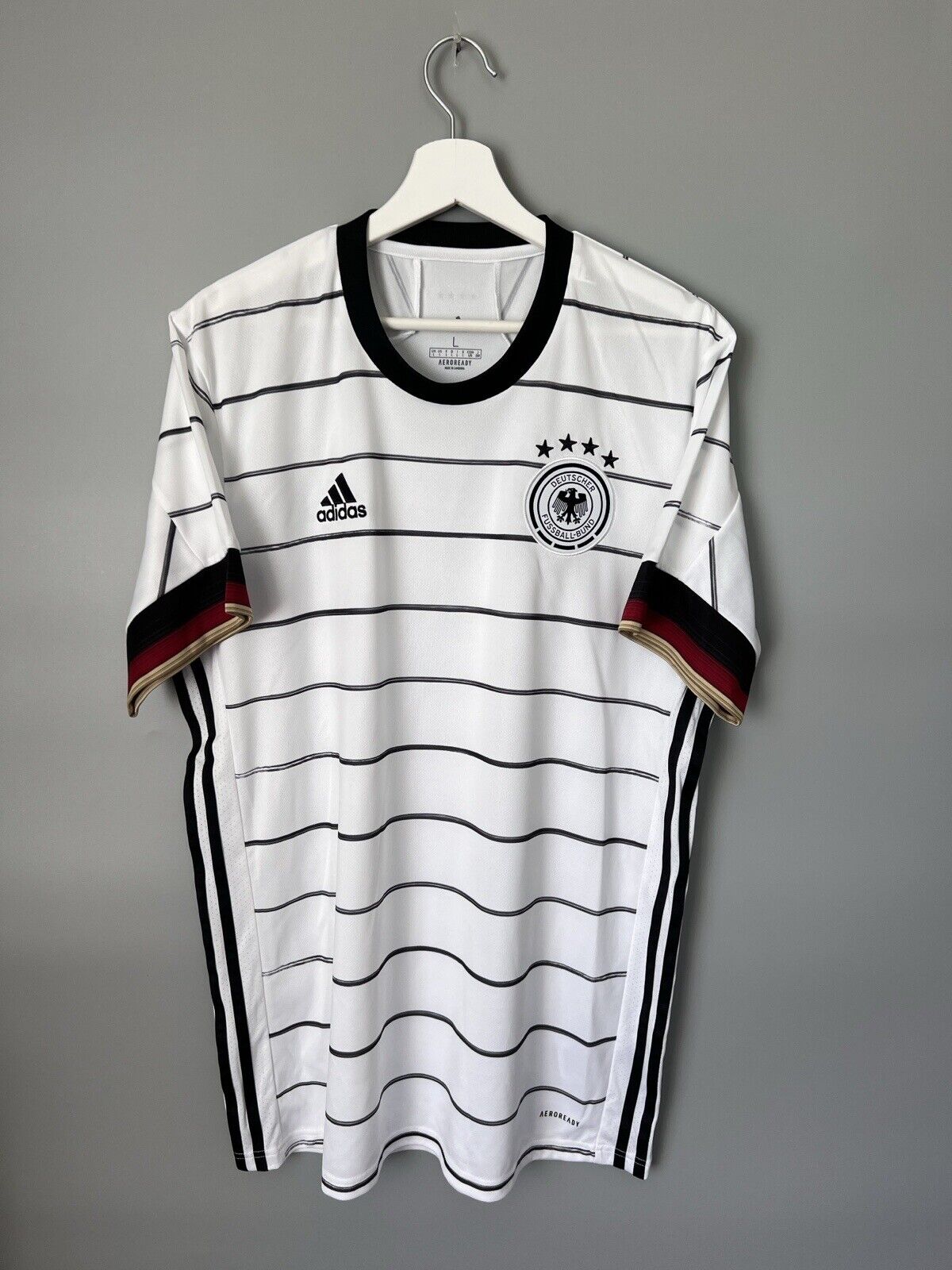 Germany Jersey Home Soccer Football Shirt Adidas DFB EH6105 Mens Size L