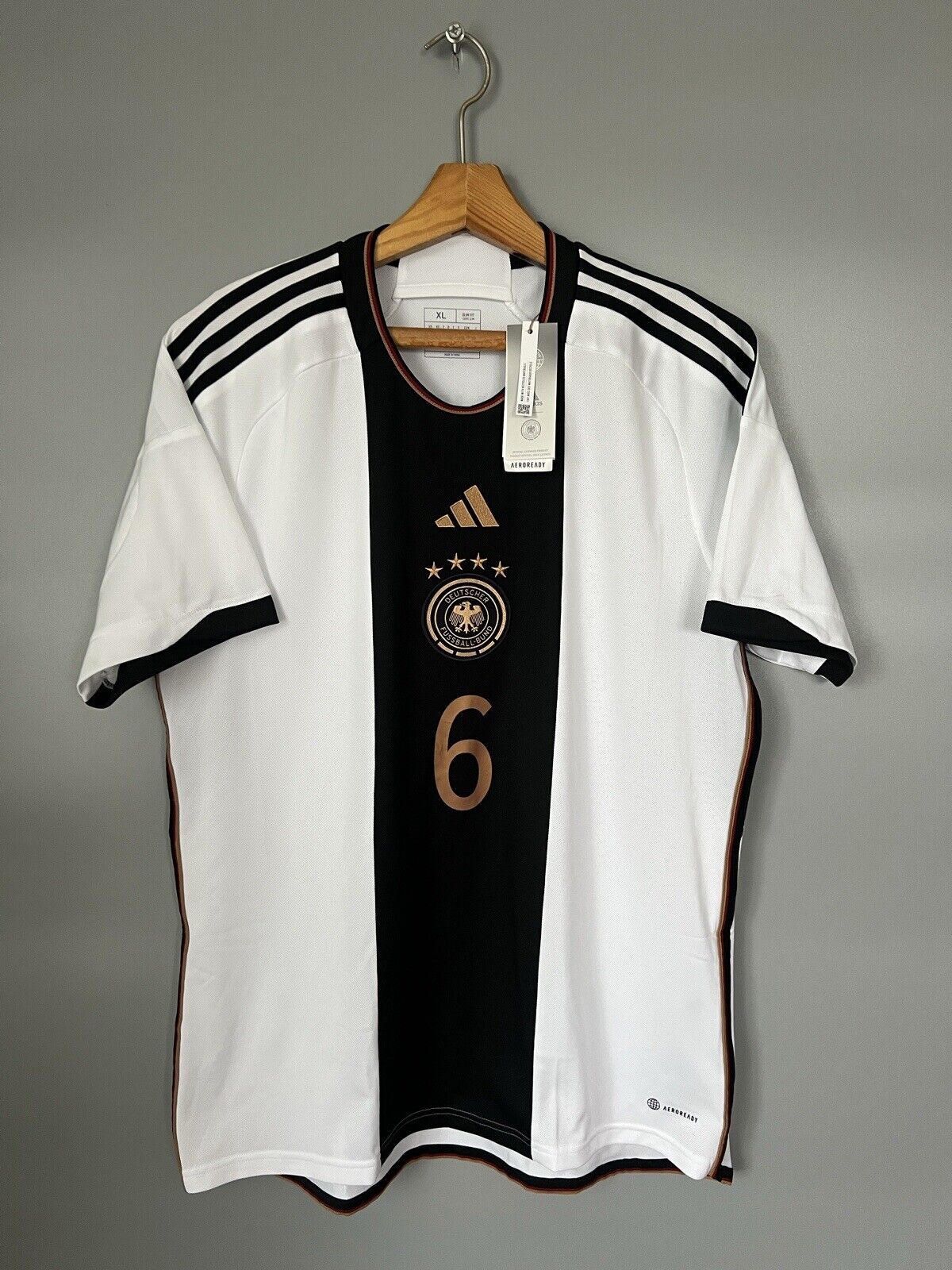 Germany Jersey Team 22/23 Home Mens Soccer Football Shirt HJ9606 Adidas Size XL