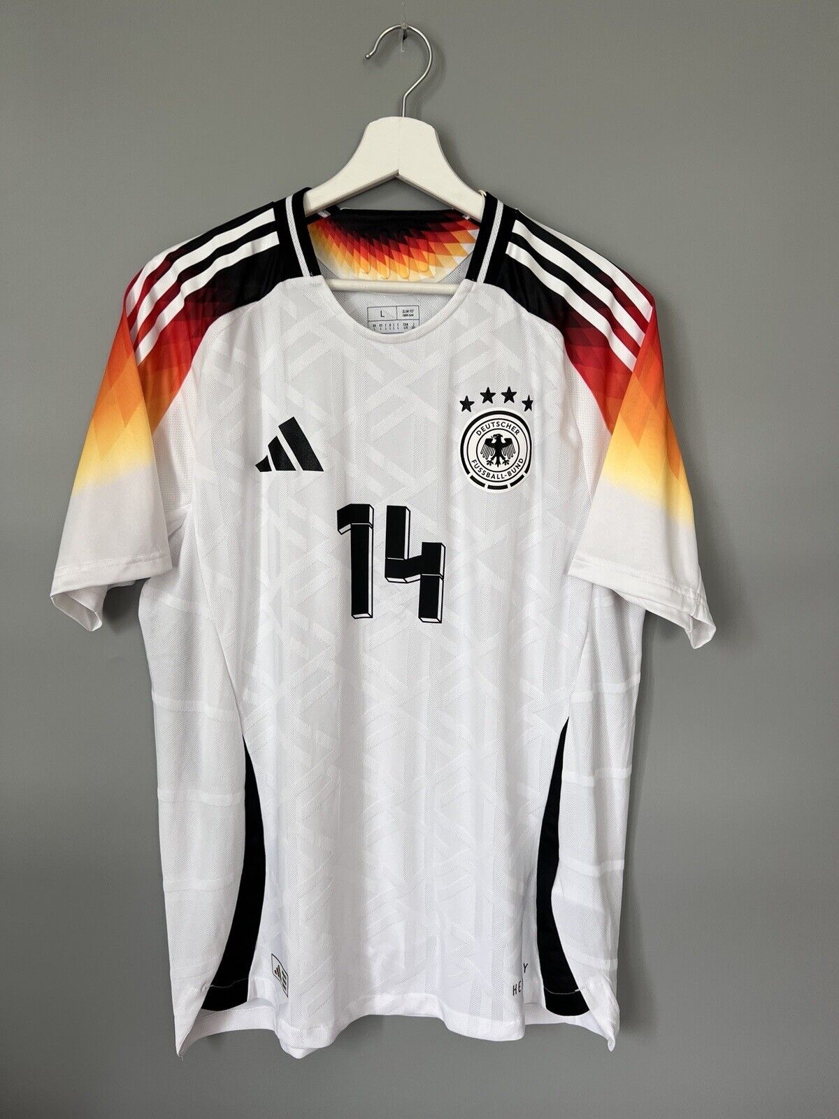 Musiala Germany Jersey 2024 Home HEAT.RDY Soccer Shirt Adidas IZ1620 Mens Size L