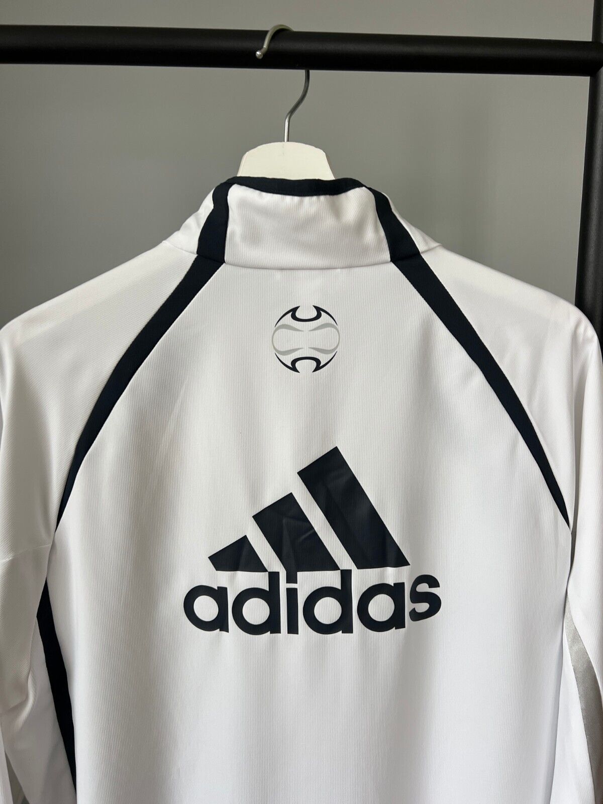 Real Madrid Teamgeist Jacket 2006 x 2021 White Soccer Adidas HA2537 Mens Size M