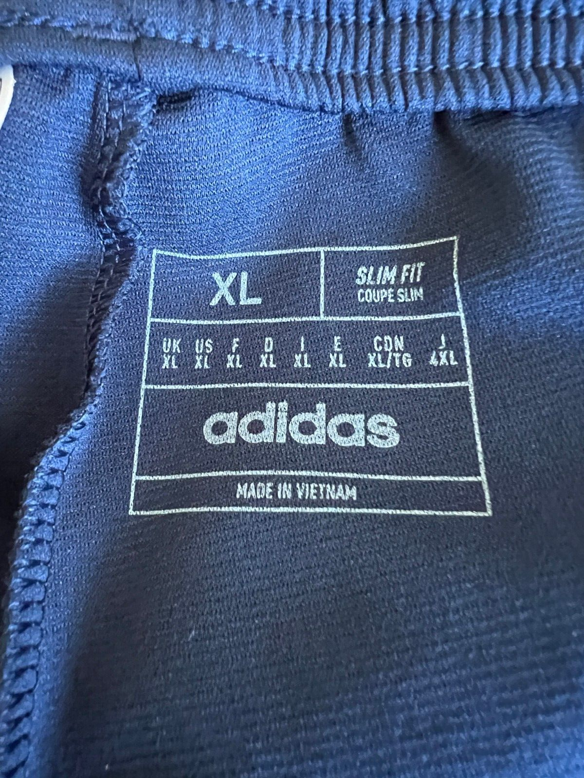 Argentina Tiro 23 Training Pants Blue Football Soccer Adidas HF3914 Mens Size XL