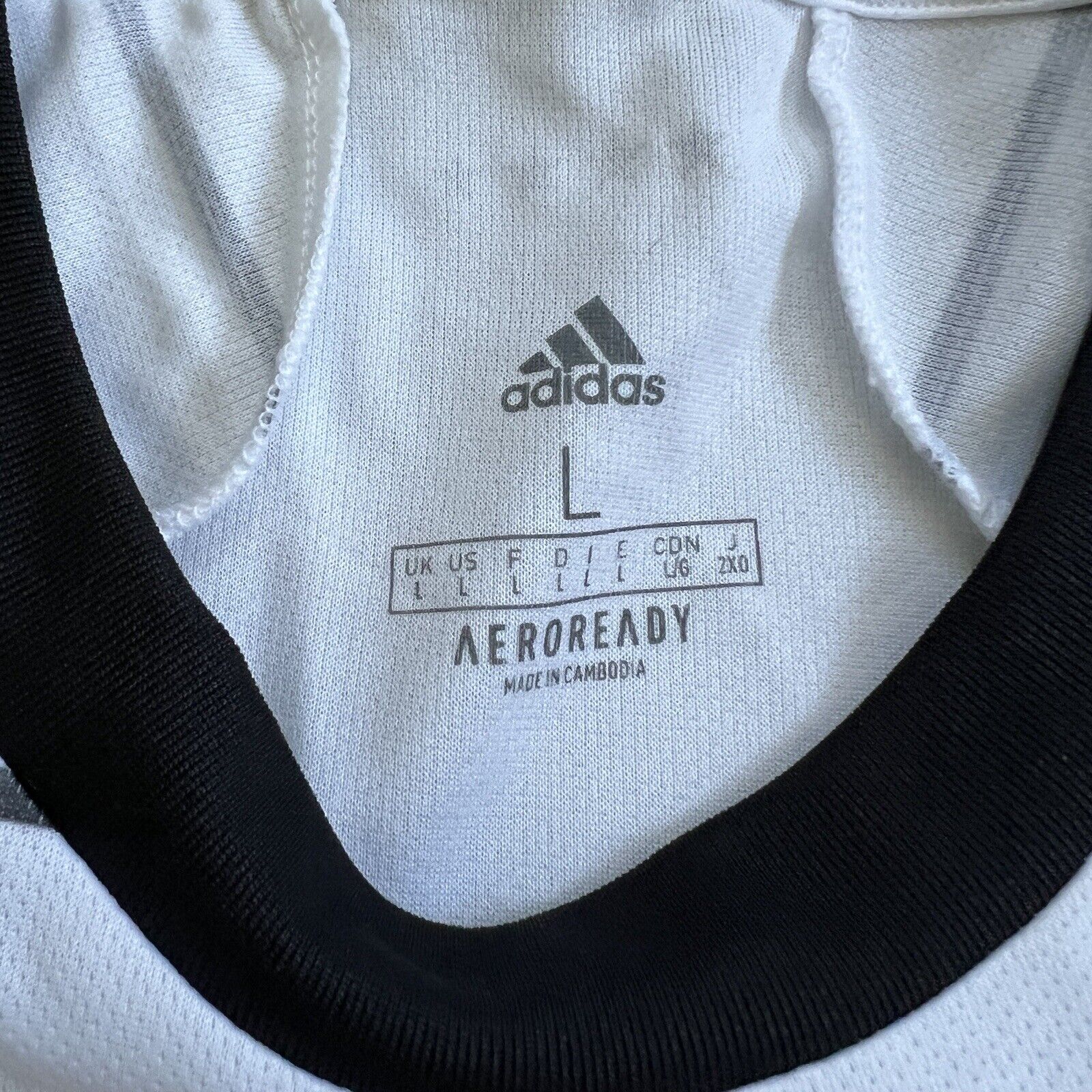 Germany Jersey Home 2019-2021 EH6105 Adidas Mens Football Shirt Size L