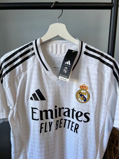 Real Madrid Jersey 24/25 Home Player Issue Soccer Shirt IX8095 Adidas Mens Sz M