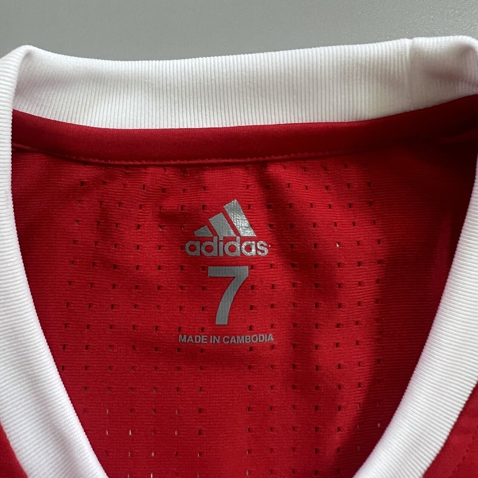 Bayern Munich Jersey 2017/18 Home Match Worn Mens Size 7 Football Shirt Adidas