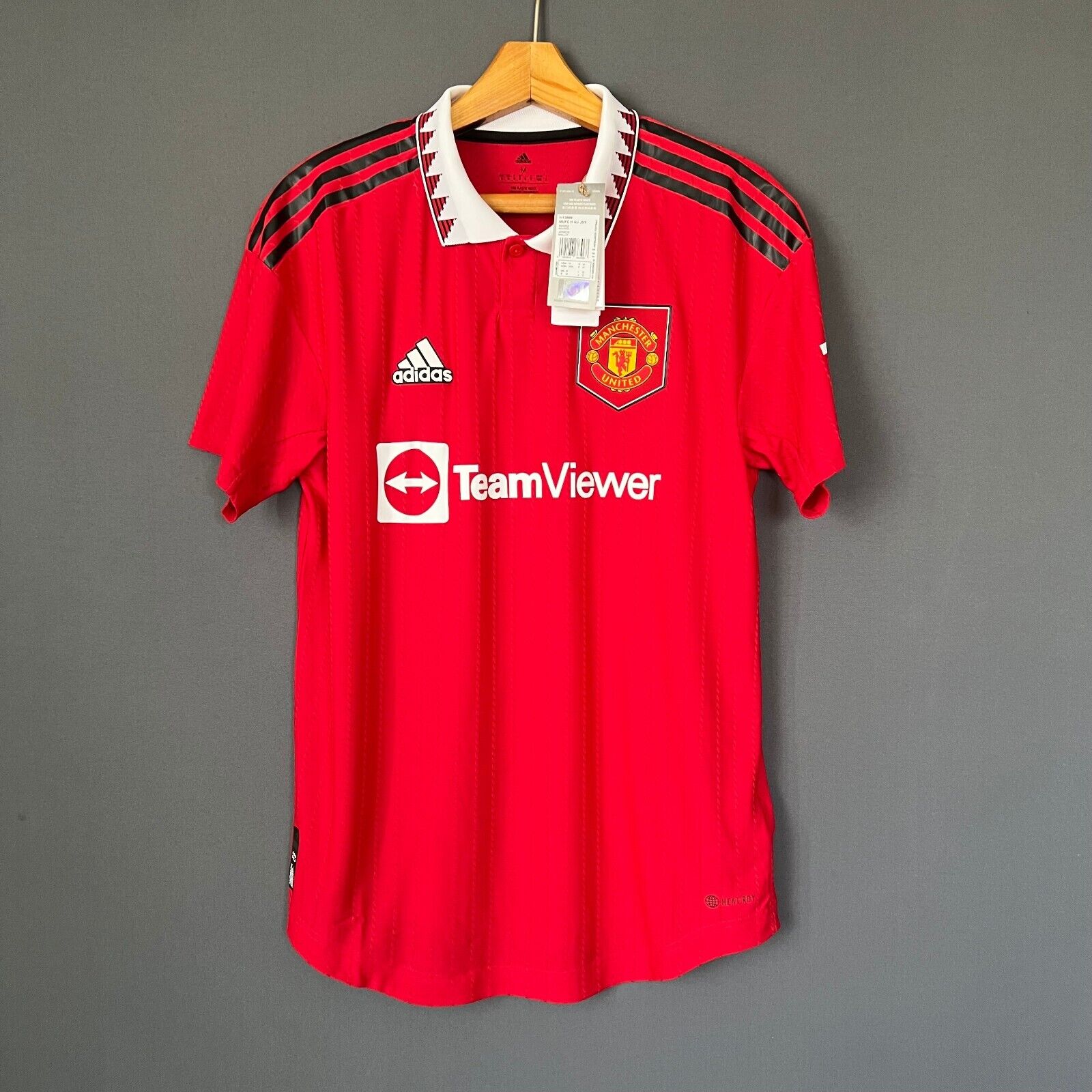 Rashford Manchester United Jersey 2023 Home Authentic Adidas Soccer Shirt Size M
