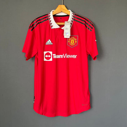 Rashford Manchester United Jersey 2023 Home Authentic Adidas Soccer Shirt Size M