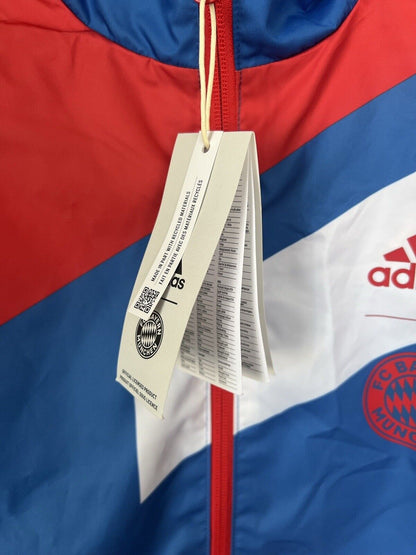 Bayern Munich Anthem Jacket 2022/23 Adidas HT8834 Football Soccer Mens Size M