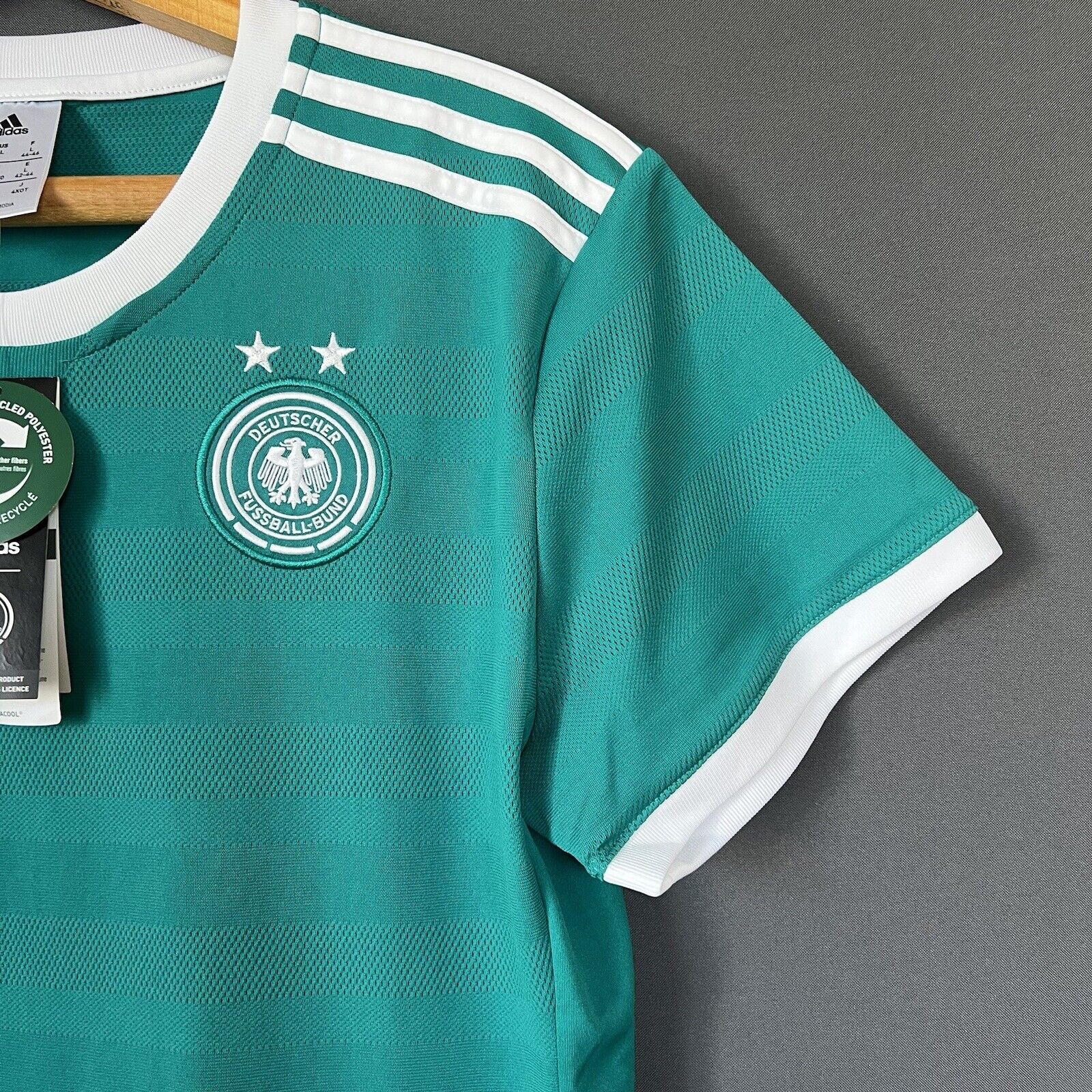 Germany Jersey 2016 2017 Away Women Football Soccer Shirt Large Adidas BNWT