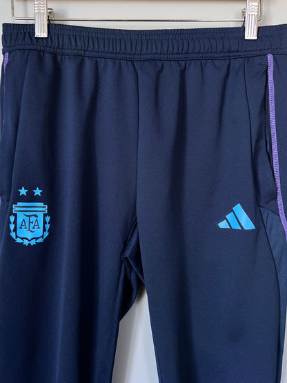 Argentina Tiro 23 Training Pants Blue Football Soccer Adidas HF3914 Mens Size M