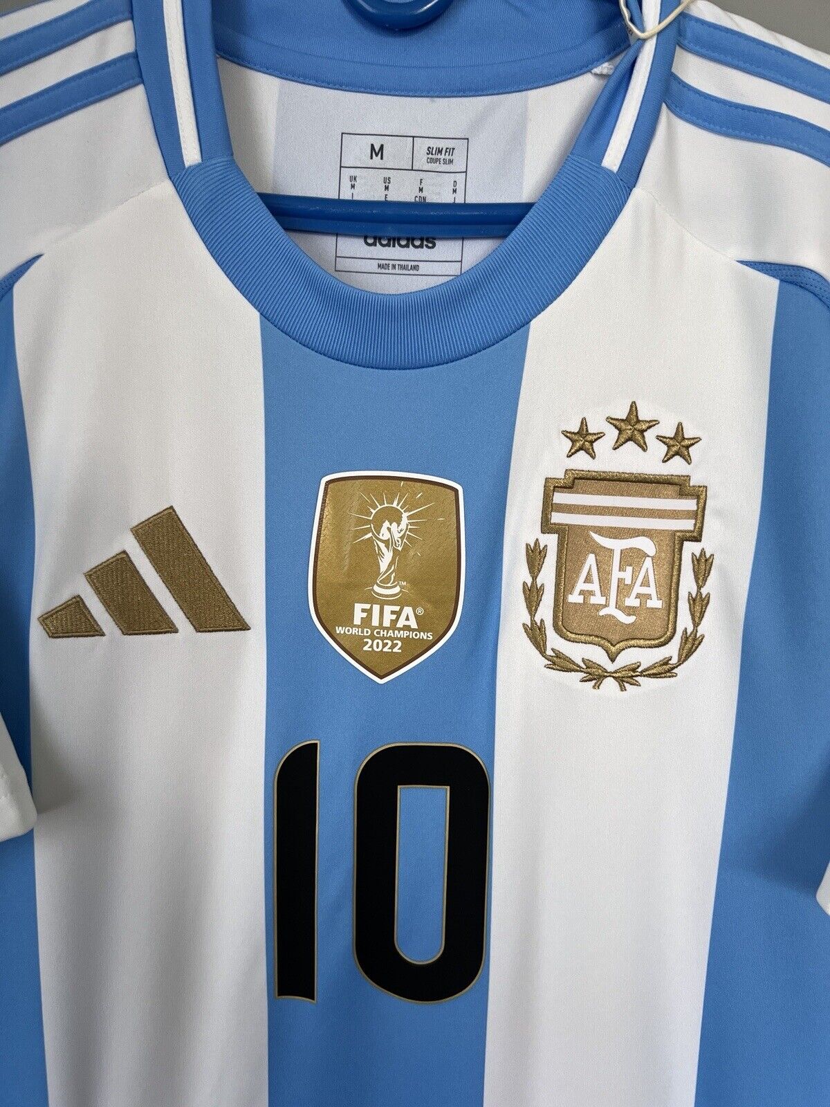 Messi Argentina Jersey 2024 Home Mens Soccer Shirt IP8409 Adidas Size M