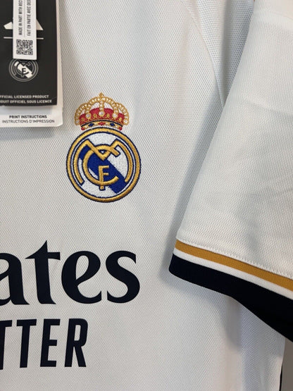 Camavinga Real Madrid Jersey 23/24 Home Mens Soccer Shirt HR3796 Adidas Size L